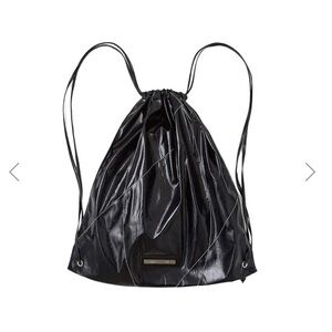 Black Drawstring Backpack